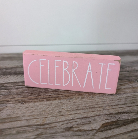 Double Sided Party Time/ Celebrate Wooden Decor 🎂 - Picture 2 of 2